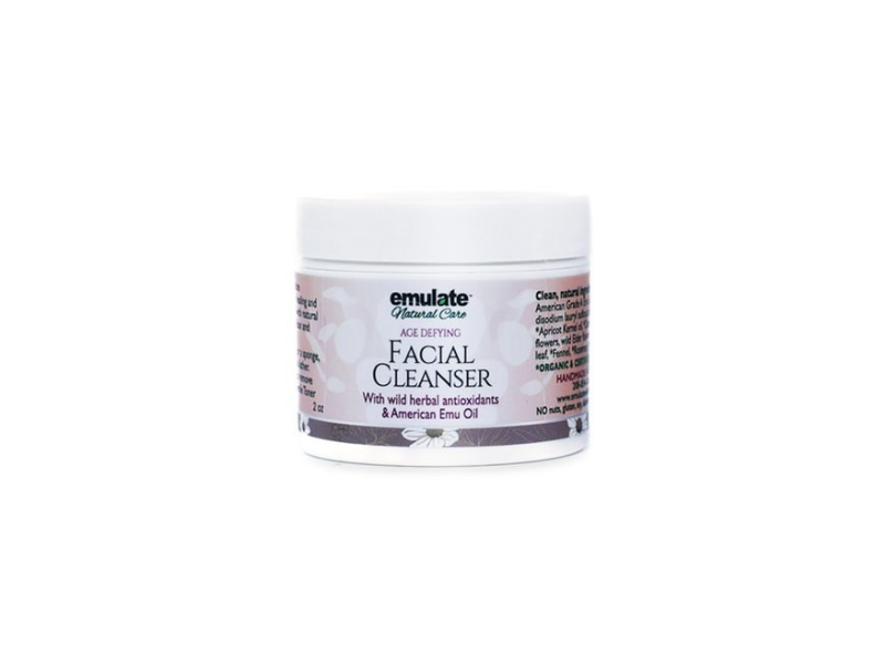 Emulate Age Defying Facial Cleanser with Wild Herbal Antioxidants & American Emu Oil, 2 oz/56 g