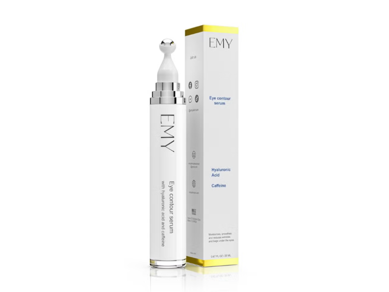 Emy Eye Contour Serum, Hyaluronic Acid + Caffeine, 0.67 fl oz/20 mL