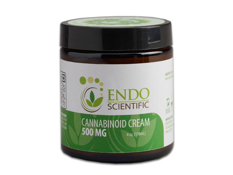 Endo Scientific Cannabinoid Cream, 4 oz/118 mL