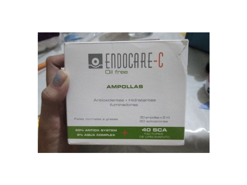 Endocare C Radiance Oil Free Ampollas, 2 Ct