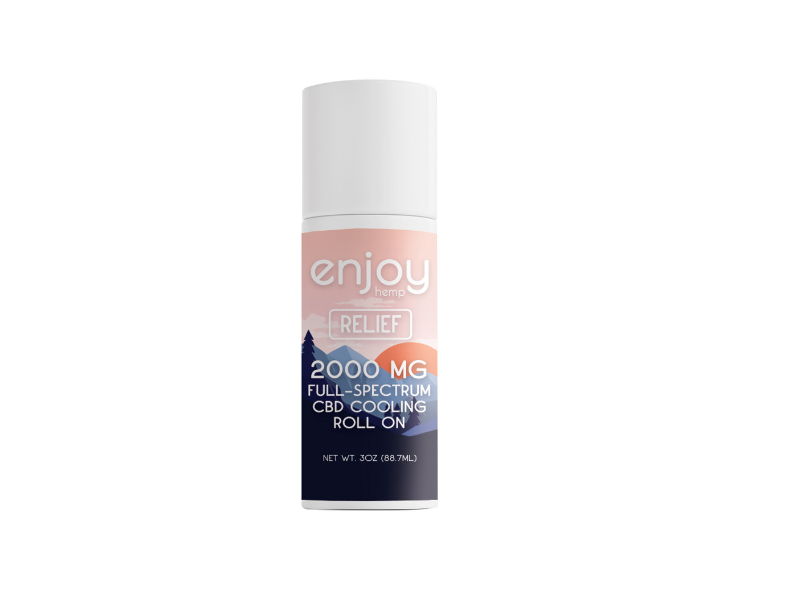 Enjoy Hemp Relief Full Spectrum Cbd Cooling Roll On, 3 oz/88.7 mL