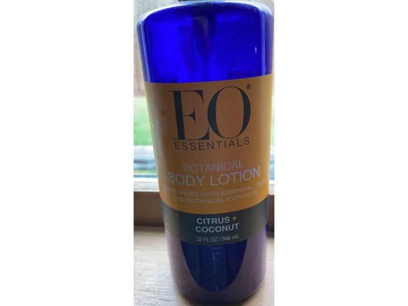 EO Essentials Botanical Body Lotion, Citrus + Coconut, 32 fl oz/946 mL