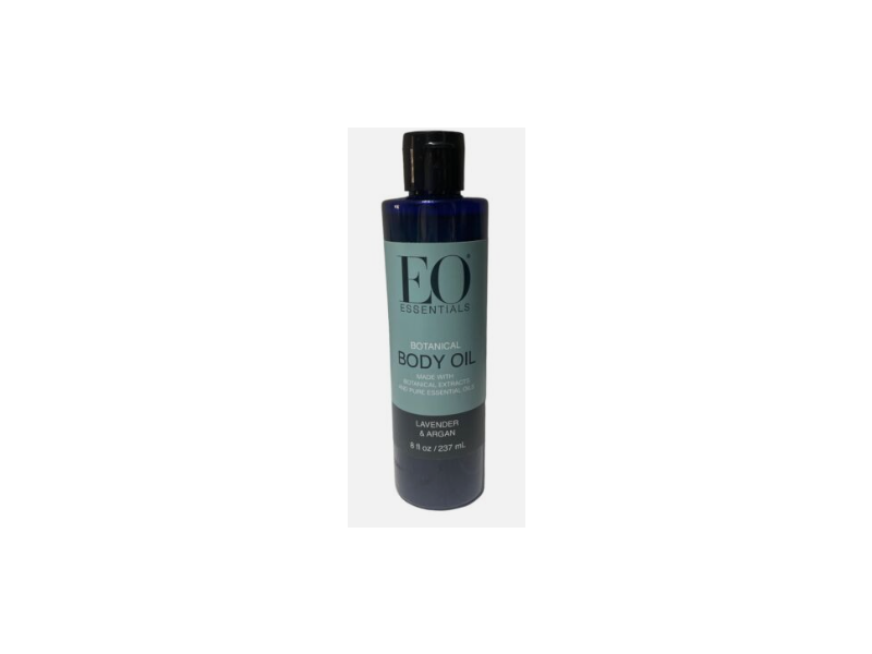EO Essentials Botanical Body Oil, Lavender & Argan, 8 fl oz/237 mL