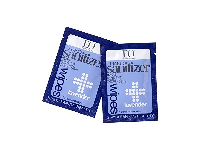 EO Hand Sanitizer Wipes - Lavender, 6 Count