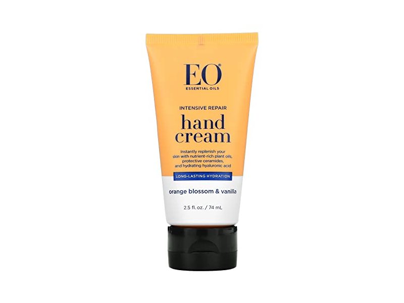 EO Intensive Moisture Hand Cream, Orange Blossom & Vanilla, 2.5 fl oz/74 mL