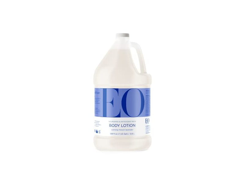 EO Nourishing & Antioxidant-Rich Body Lotion, French Lavender, 128 fl oz/3.8 L