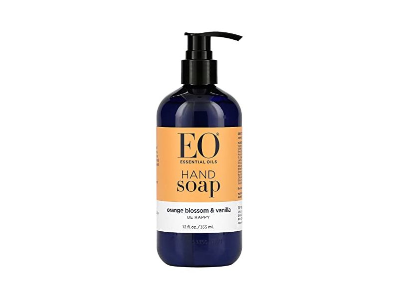 EO Orange Mild & Balancing Hand Soap, Blossom & Vanilla, 12 fl oz/355 mL