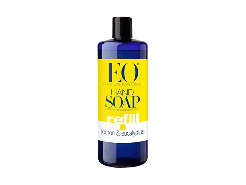 EO Products Hand Soap, Lemon & Eucalyptus, 32 fl oz/946 mL