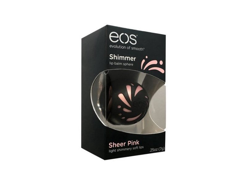 EOS Evolution of Sooth Lip Balm Sphere, Sheer Pink (Pack of 2)