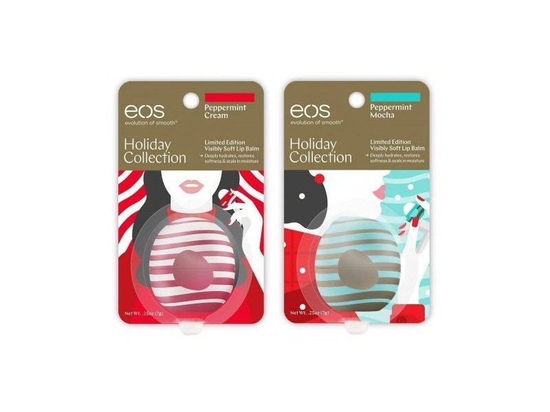 EOS Limited Edition 2017 Duo, Peppermint Mocha & Peppermint Cream Lip Balm Set
