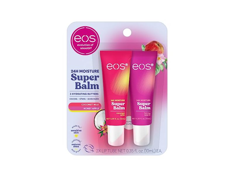 Eos Super Balm, Coconut Milk & Honey Apple, 0.35 fl oz/10 mL