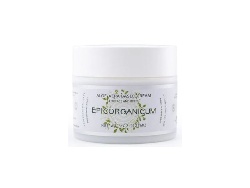 Epicorganicum Aloe Vera Based Face & Body Cream, 8 oz