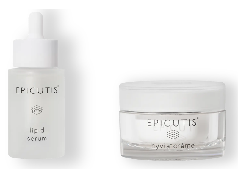 Epicutis Luxury Lipid Serum & Hyvia+ Creme Skincare Set, 1 fl oz/30 mL & 1.7 fl oz/50 mL