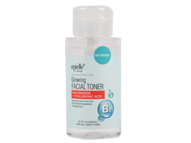 Epielle Glowing Facial Toner, Niacinamide + Hyaluronic Acid, 9.7 fl oz/290 mL