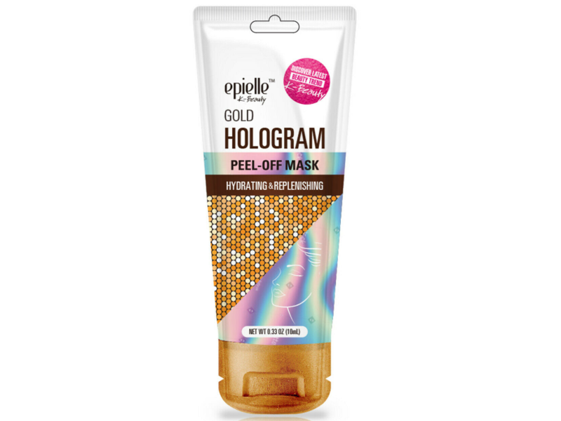 Epielle Hologram Peel-Off Mask, Gold, 0.33 oz/10 mL