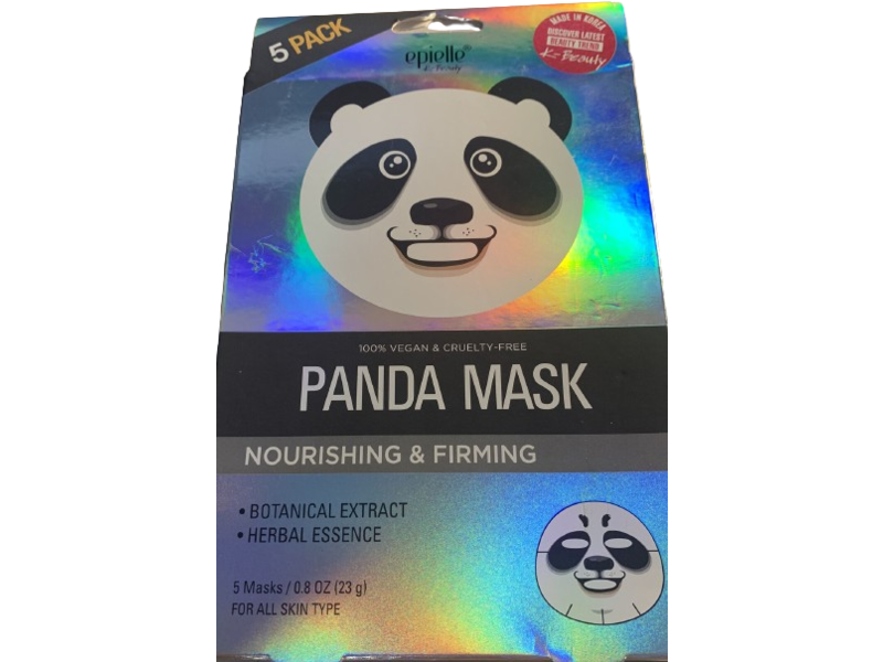Epielle Nourishing & Firming Panda Masks, 0.8 oz/23 g, 5 Count