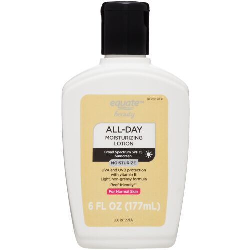 All Day Moisturizing Sunscreen Lotion For Normal Skin, Broad Spectrum SPF 15