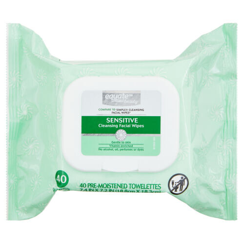 Beauty Sensitive Cleansing Facial Wipes
