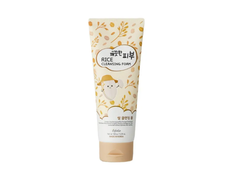 Esfolio Cleansing Foam, Rice, 5.29 oz/150 g