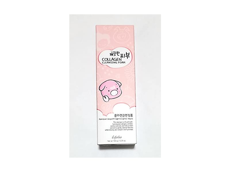 Esfolio Collagen Cleansing Foam, 5.29 oz/150g