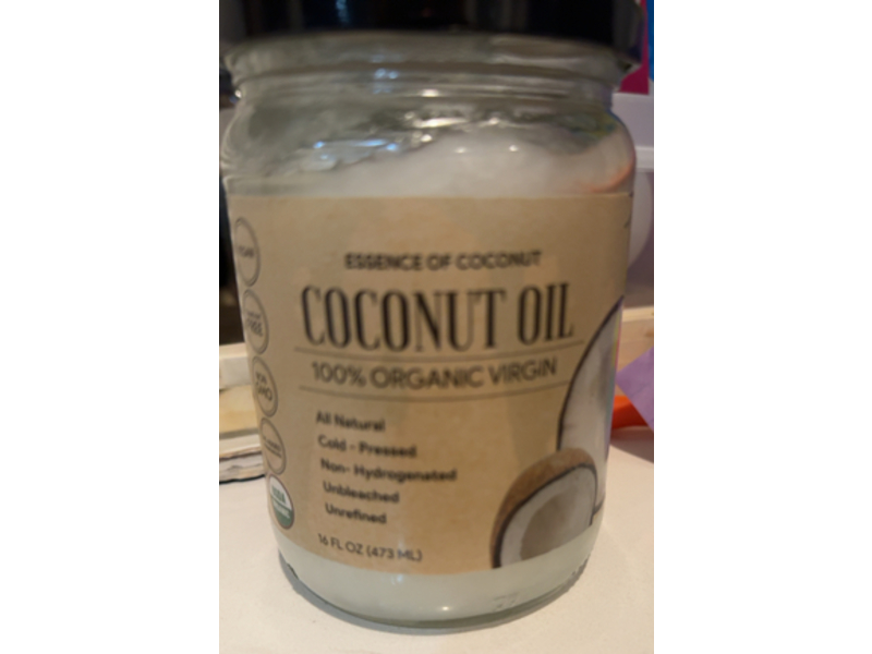 Essence Of Coconut 100% Coconut Oil, 16 fl oz/473 mL