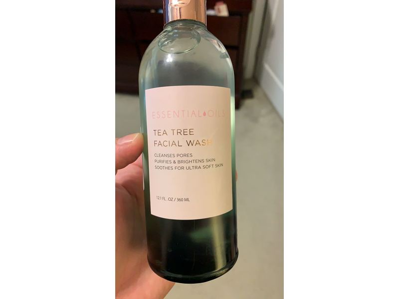 Essential Oils Tea Tree Facial Wash, 12.1 fl oz