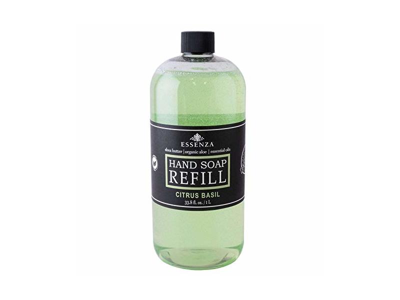 Essenza Hand Soap Refill, Citrus Basil, 33.8 fl oz/1 L