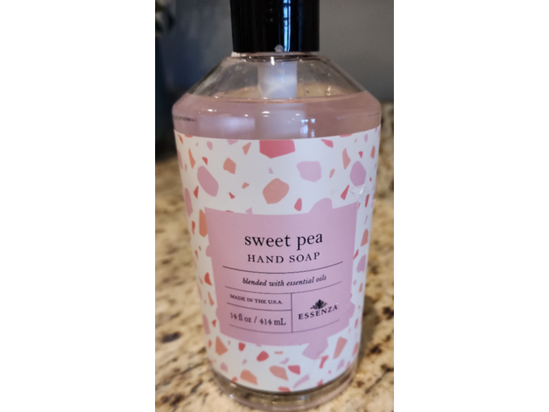 Essenza Hand Soap, Sweet Pea, 14 fl oz/414 mL