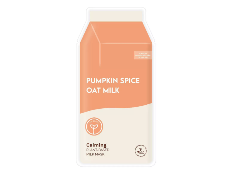 ESW Beauty Calming Plant Based Milk Mask, Pumpkin Spice Oat Milk