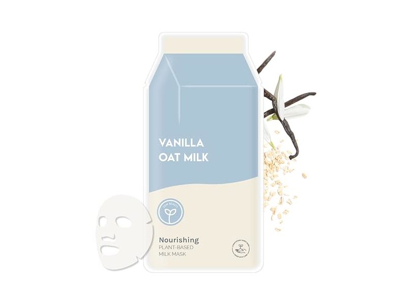 ESW Beauty Vanilla Oat Milk Nourishing Plant-Based Milk Mask, 0.19 fl oz/27 mL