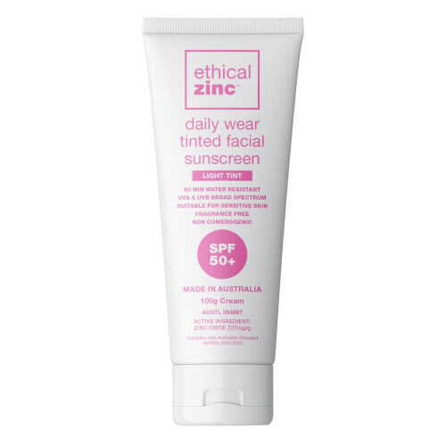 SPF 50+ Daily Wear Tinted Facial Sunscreen - Light Tint