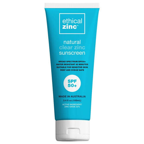 SPF 50+ Natural Clear Zinc Sunscreen