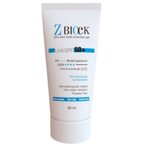 Z Block 25% Zinc Oxide Sunscreen Gel