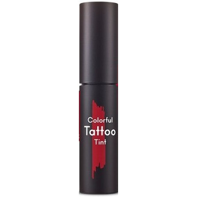 Colorful Tattoo Tint (Rd302 #Red On Bare)