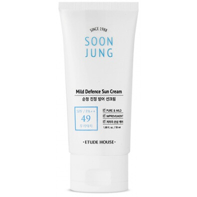 Soon Jung Mild Defence Sun Cream SPF 49 PA++