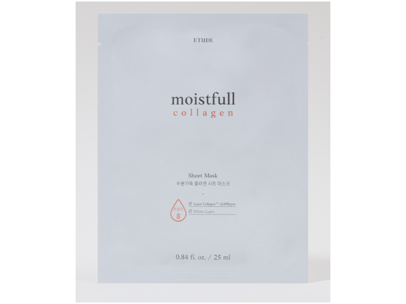 Etude Moistfull Collagen Sheet Mask, 0.84 fl oz/25 mL