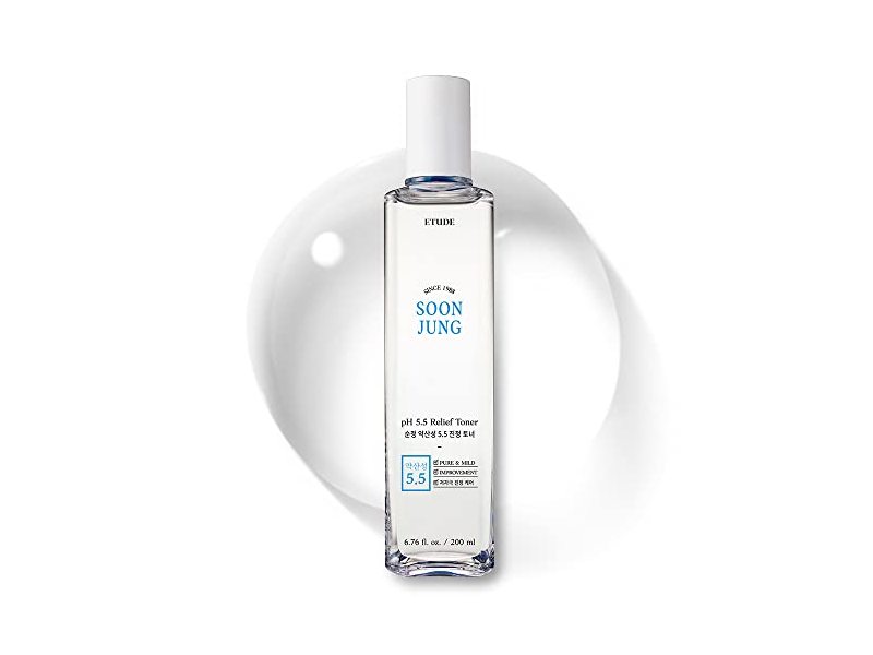 Etude Soon Jung pH5.5 Relief Toner, 6.76 fl oz/200 mL