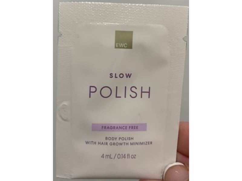 European Wax Center Slow Body Polish, Fragrance Free, 0.14 fl oz/4 mL