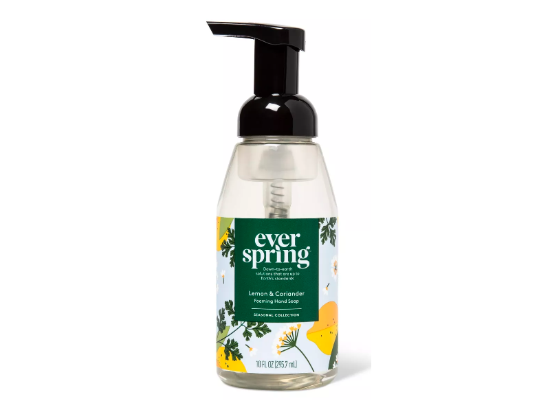 Ever Spring Foaming Hand Soap, Lemon & Coriander, 10 fl oz/295.7 mL