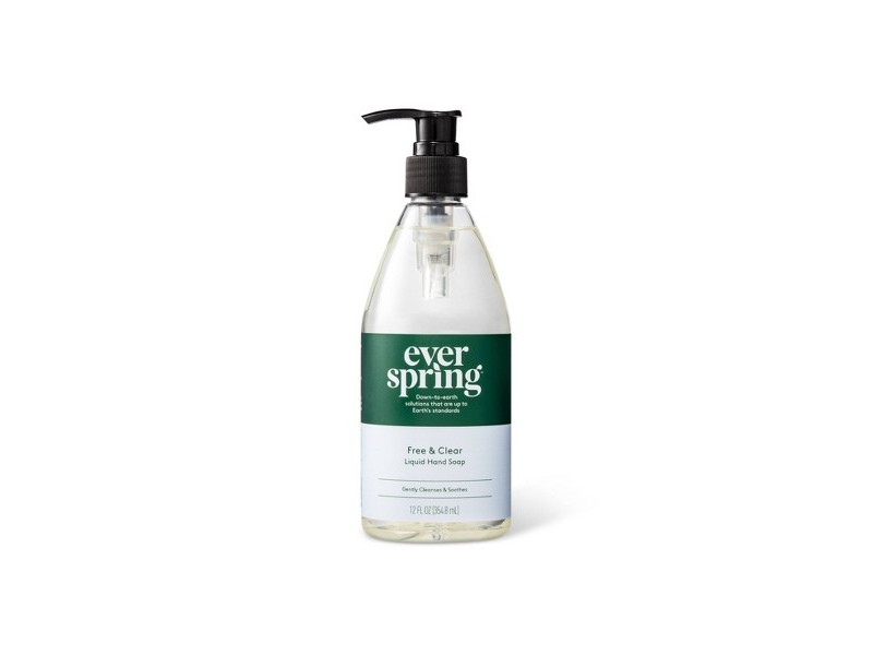 Ever Spring Free & Clear Liquid Hand Soap, 12 fl oz