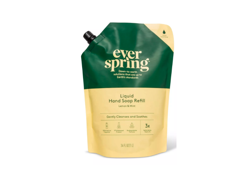 Ever Spring Liquid Hand Soap Refill, 34 fl oz