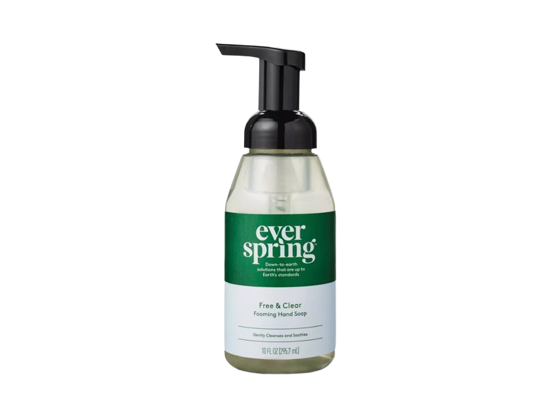 Everspring Foaming Hand Soap, Free and Clear, 10 fl oz/295.7 mL