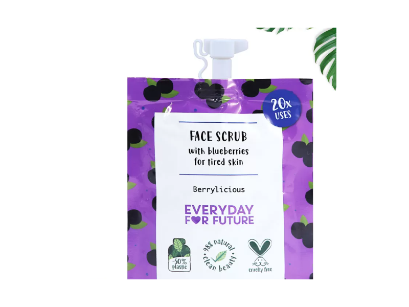 Everyday For Future Face Scrub, Berrylicious, 0.03 fl oz/1 mL