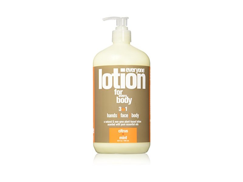 Everyone 3-in-1 Lotion for Hands, Face, and Body with Natural Herbal Extracts and Essential Oils, Citrus and Mint, 6 Count