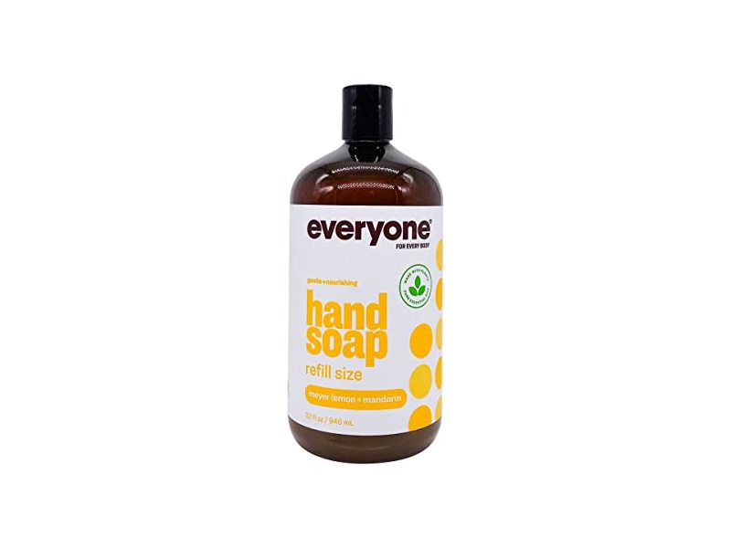 Everyone Hand Soap Refill Size, Meyer Lemon + Mandarin, 32 fl oz/946 mL