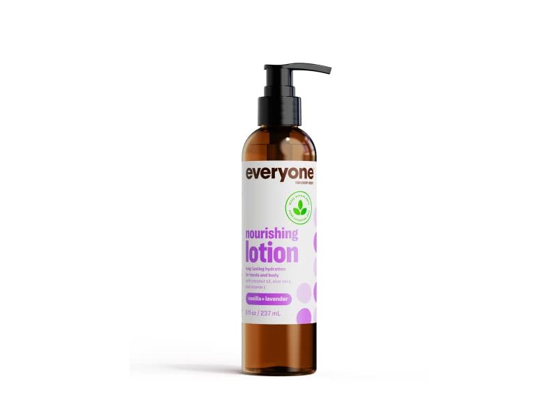 Everyone Nourishing Vanilla & Lavender Lotion, 8 fl oz/237 mL