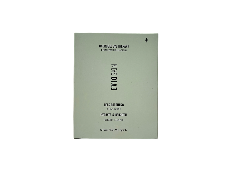 Evio Skin Hydrogel Eye Therapy Hydrate & Brighten Tear Catchers, 6 g, 6 Pairs