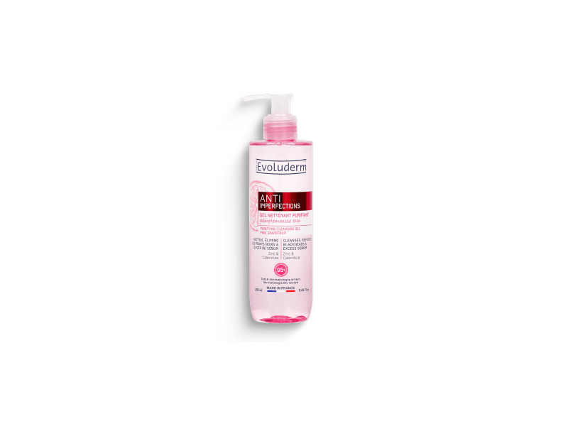 Evoluderm Anti Blemish Cleansing Gel, 250 mL