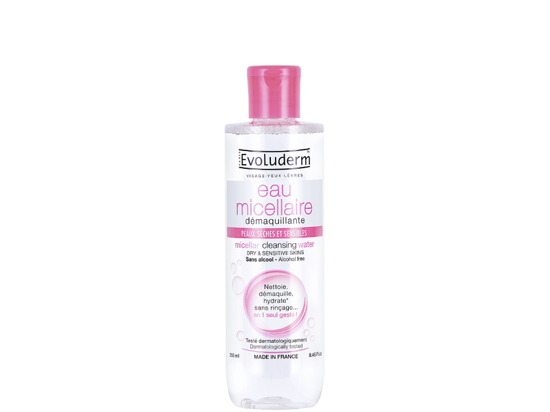 Evoluderm Eau Micellaire Cleansing Water, 8.45 fl oz