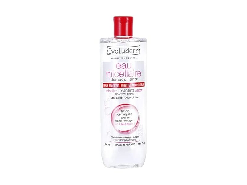 Evoluderm Reactive Skins Micellar Cleansing Water, 16.9 fl oz/500 mL